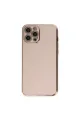 Apple İphone 12 Pro Max Kılıf Volet Silikon - Pembe