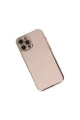 Apple İphone 12 Pro Max Kılıf Volet Silikon - Pembe