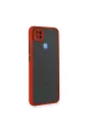 Xiaomi Redmi 9c Kılıf Montreal Silikon Kapak - Kırmızı