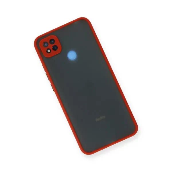 Xiaomi Redmi 9c Kılıf Montreal Silikon Kapak - Kırmızı