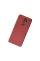 Xiaomi Redmi Note 8 Pro Kılıf Volet Silikon - Kırmızı