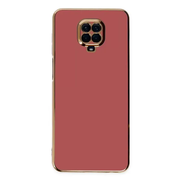 Xiaomi Redmi Note 9 Pro Kılıf Volet Silikon - Kırmızı