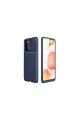 Samsung Galaxy A72 Kılıf Auto Focus Karbon Kapak - Lacivert