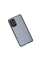 Samsung Galaxy A72 Kılıf Miami Şeffaf Silikon - Siyah