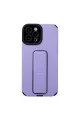 Apple İphone 12 Pro Max Kılıf Mega Standlı Silikon - Lila