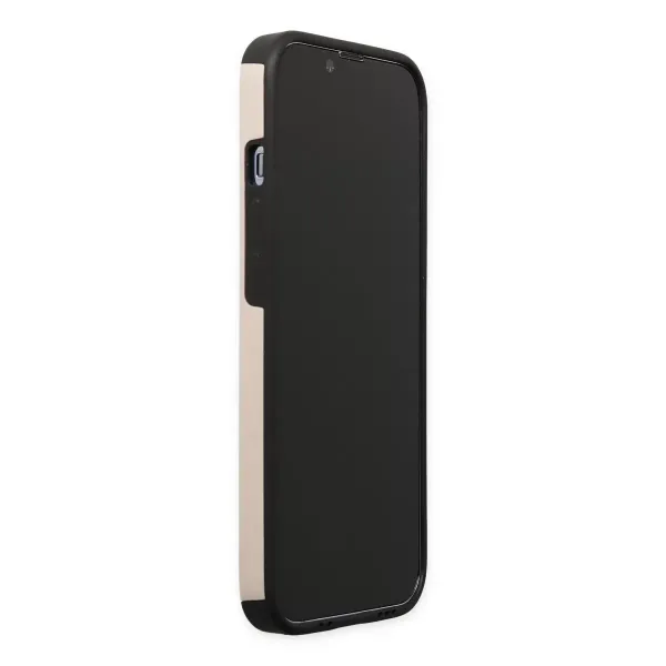 Apple İphone 13 Pro Kılıf Mega Standlı Silikon - Gold