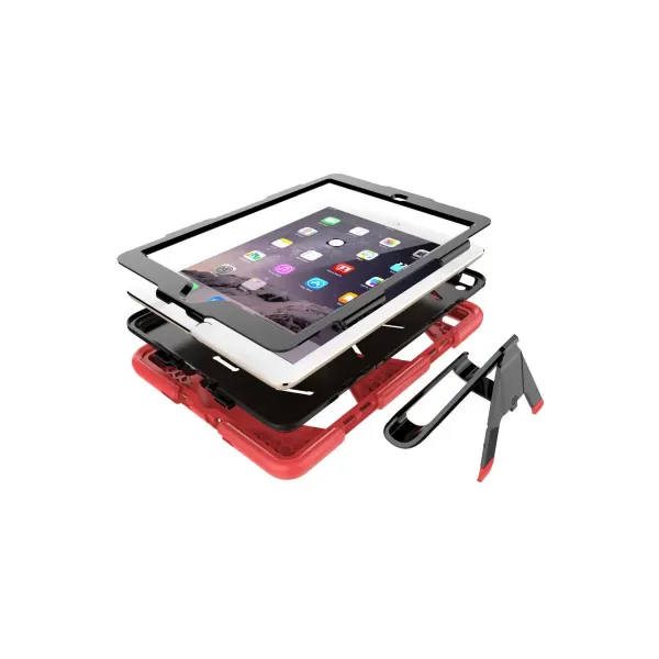 Apple İpad 5 Air 9.7 Kılıf Griffin Tablet Kapak - Kırmızı