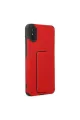 Xiaomi Redmi 9a Kılıf Mega Standlı Silikon - Kırmızı