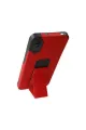 Xiaomi Redmi 9a Kılıf Mega Standlı Silikon - Kırmızı