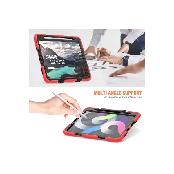 Apple İpad Pro 11 (2020) Kılıf Griffin Tablet Kapak - Kırmızı