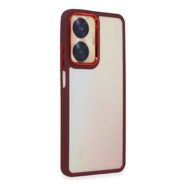 Realme C55 Kılıf Dora Kapak - Kırmızı