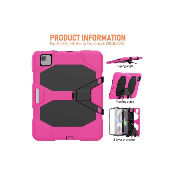 Apple İpad Pro 11 (2020) Kılıf Griffin Tablet Kapak - Pembe