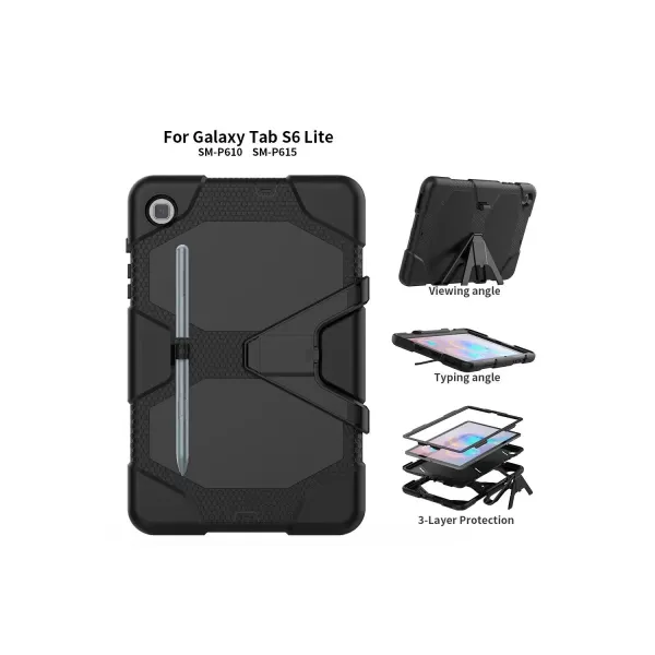 Samsung Galaxy T500 Tab A7 10.4 Kılıf Griffin Tablet Kapak - Siyah