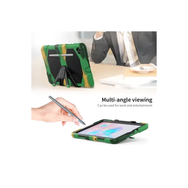 Samsung Galaxy T500 Tab A7 10.4 Kılıf Griffin Tablet Kapak - Kamuflaj
