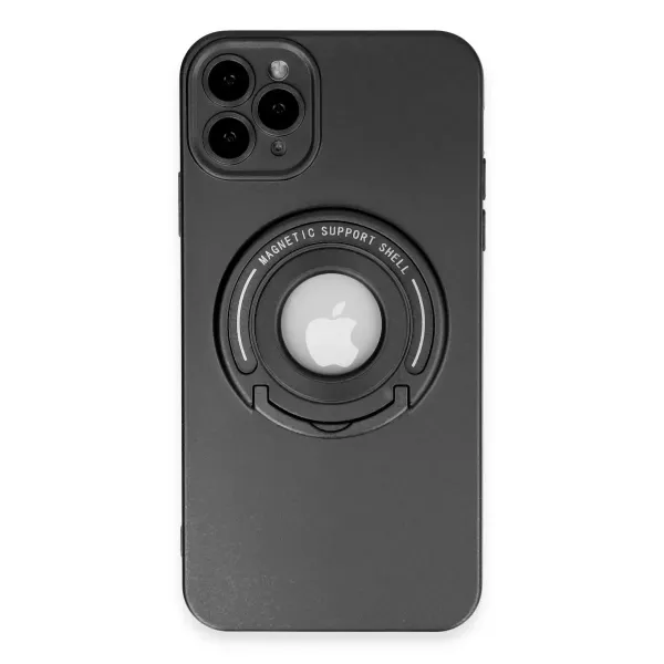 Apple İphone 12 Pro Kılıf Lukka Magneticsafe Kapak - Siyah