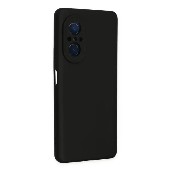 Huawei Nova 9 Se Kılıf Nano İçi Kadife Silikon - Siyah