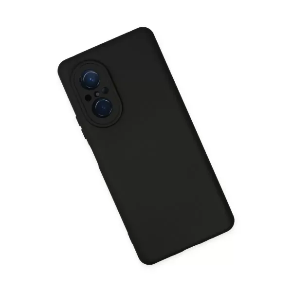 Huawei Nova 9 Se Kılıf Nano İçi Kadife Silikon - Siyah