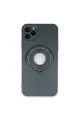 Apple İphone 12 Pro Kılıf Lukka Magneticsafe Kapak - Koyu Yeşil