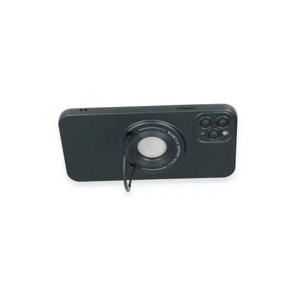 Apple İphone 12 Pro Kılıf Lukka Magneticsafe Kapak - Koyu Yeşil