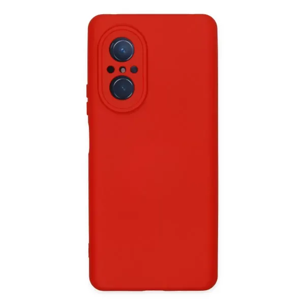 Huawei Nova 9 Se Kılıf Nano İçi Kadife Silikon - Kırmızı