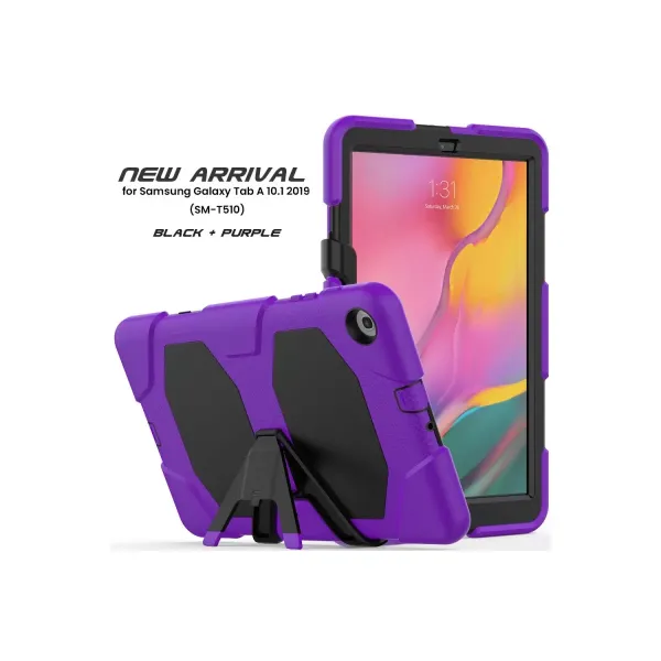 Samsung Galaxy T510 Tab A 10.1 Kılıf Griffin Tablet Kapak - Mor