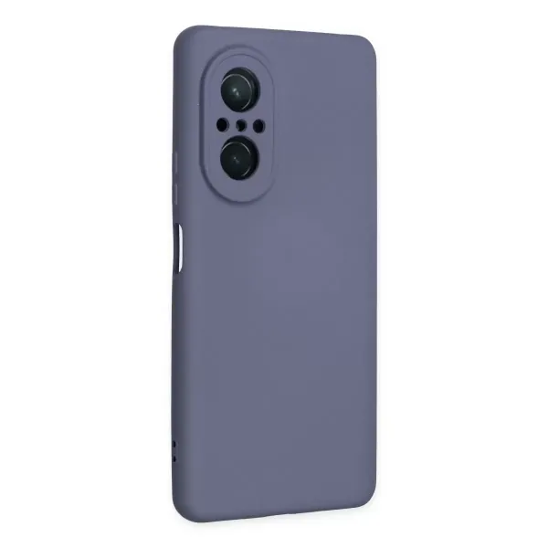 Huawei Nova 9 Se Kılıf Nano İçi Kadife Silikon - Gri