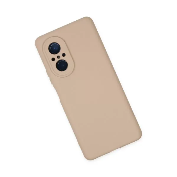 Huawei Nova 9 Se Kılıf Nano İçi Kadife Silikon - Pudra