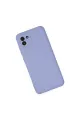 Samsung Galaxy A03 Kılıf Nano İçi Kadife Silikon - Lila