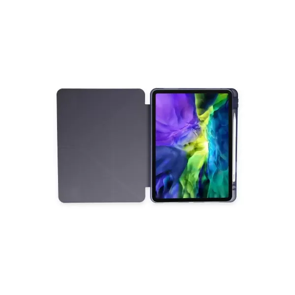 Apple İpad 10.2 (8.nesil) Kılıf Kalemlikli Mars Tablet Kılıfı - Lavender