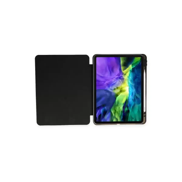 Apple İpad 9.7 (2018) Kılıf Kalemlikli Mars Tablet Kılıfı - Siyah