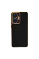 Realme C55 Kılıf Volet Silikon - Siyah