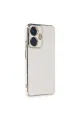 Realme C55 Kılıf Volet Silikon - Beyaz