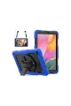 Samsung Galaxy T510 Tab A 10.1 Kılıf Pars Tablet Kapak - Mavi