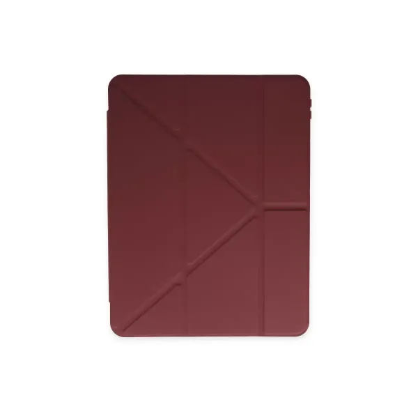 Apple İpad 9.7 (2018) Kılıf Kalemlikli Mars Tablet Kılıfı - Mürdüm