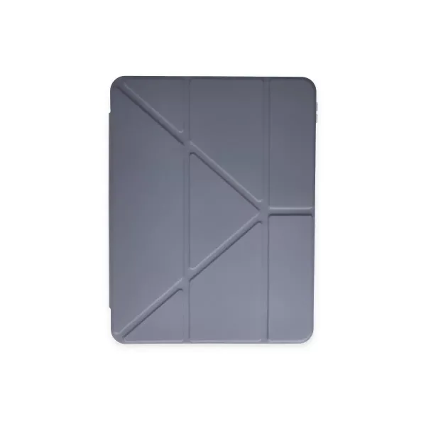 Apple İpad Pro 12.9 (2021) Kılıf Kalemlikli Mars Tablet Kılıfı - Lavender