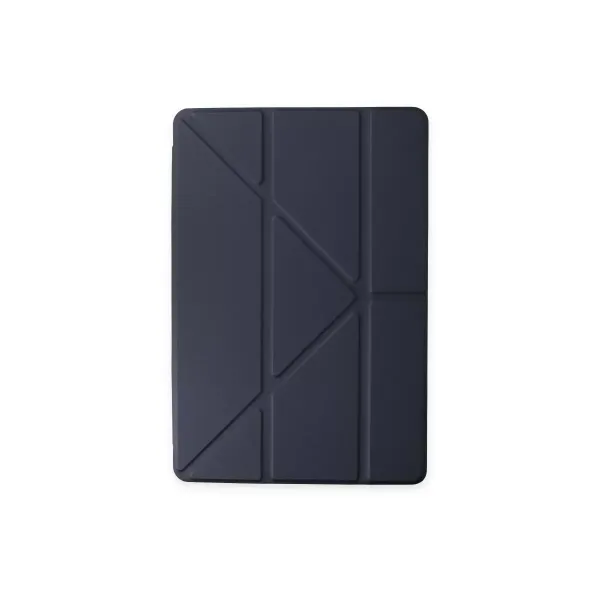 Apple İpad Pro 12.9 (2021) Kılıf Kalemlikli Mars Tablet Kılıfı - Lacivert