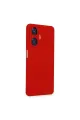 Realme C55 Kılıf Nano İçi Kadife Silikon - Kırmızı