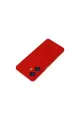 Realme C55 Kılıf Nano İçi Kadife Silikon - Kırmızı