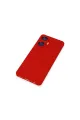 Realme C55 Kılıf Nano İçi Kadife Silikon - Kırmızı