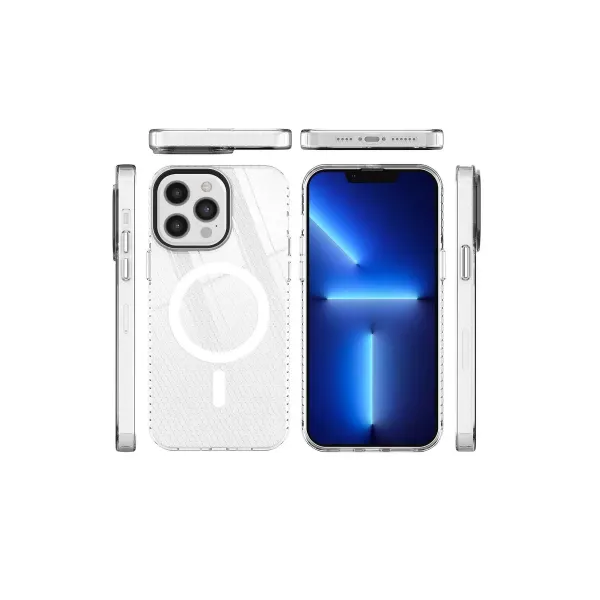 Apple İphone 12 Pro Max Kılıf Beta Magneticsafe Silikon - Şeffaf