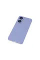 Realme C55 Kılıf Nano İçi Kadife Silikon - Lila