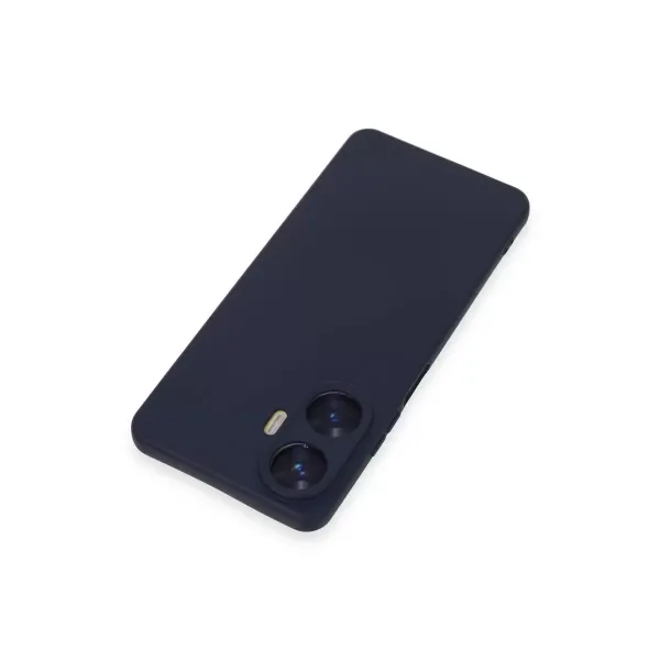 Realme C55 Kılıf Nano İçi Kadife Silikon - Mor