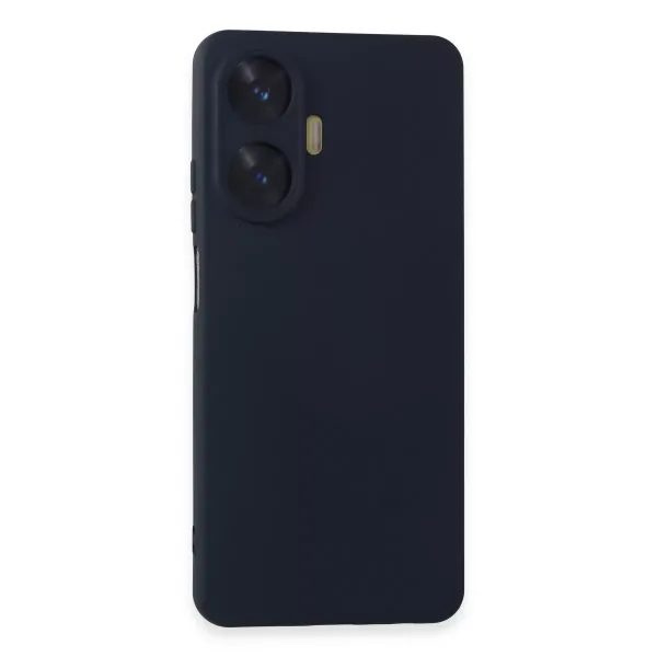 Realme C55 Kılıf Nano İçi Kadife Silikon - Lacivert