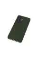 Realme C55 Kılıf Nano İçi Kadife Silikon - Koyu Yeşil
