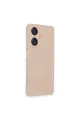 Realme C55 Kılıf Nano İçi Kadife Silikon - Pudra