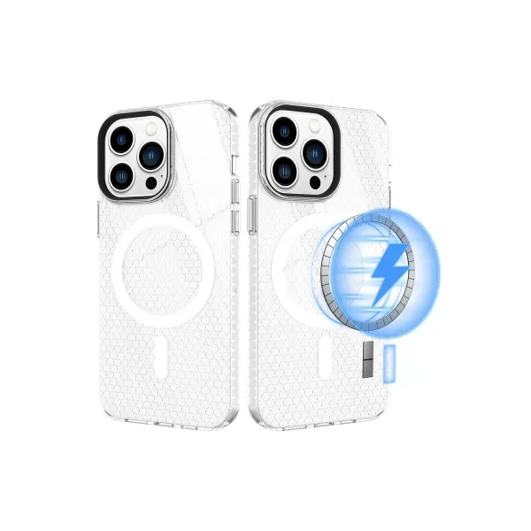 Apple İphone 13 Pro Kılıf Beta Magneticsafe Silikon - Şeffaf