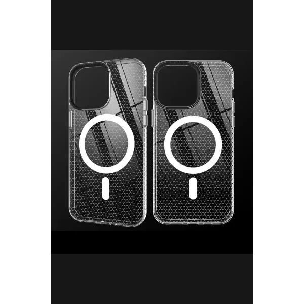 Apple İphone 13 Pro Kılıf Beta Magneticsafe Silikon - Şeffaf