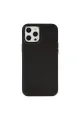 Apple İphone 12 Pro Max Kılıf Asya Deri Silikon - Siyah