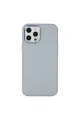 Apple İphone 12 Pro Max Kılıf Asya Deri Silikon - Sierra Blue