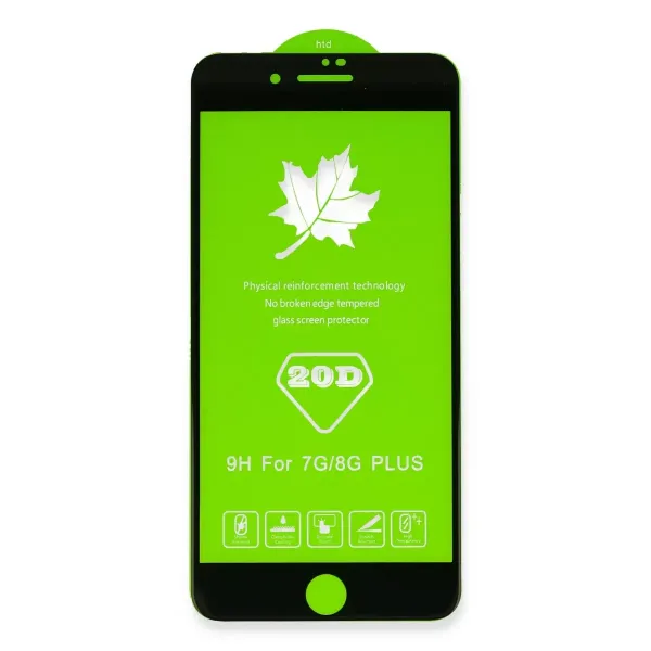 Apple İphone 6 20d Premium Cam Ekran Koruyucu - Siyah